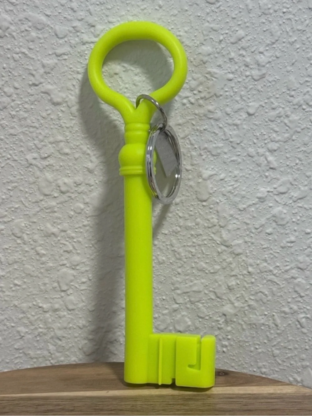 NWT Areaware x Harry Allen Reality Series Italian Church Key Keychain Chartreuse